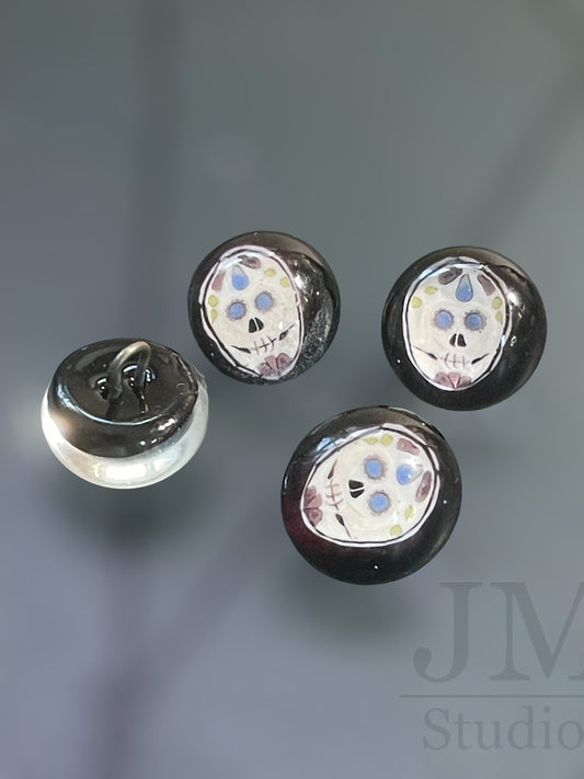 Rainy Day of the Dead Button 14mm