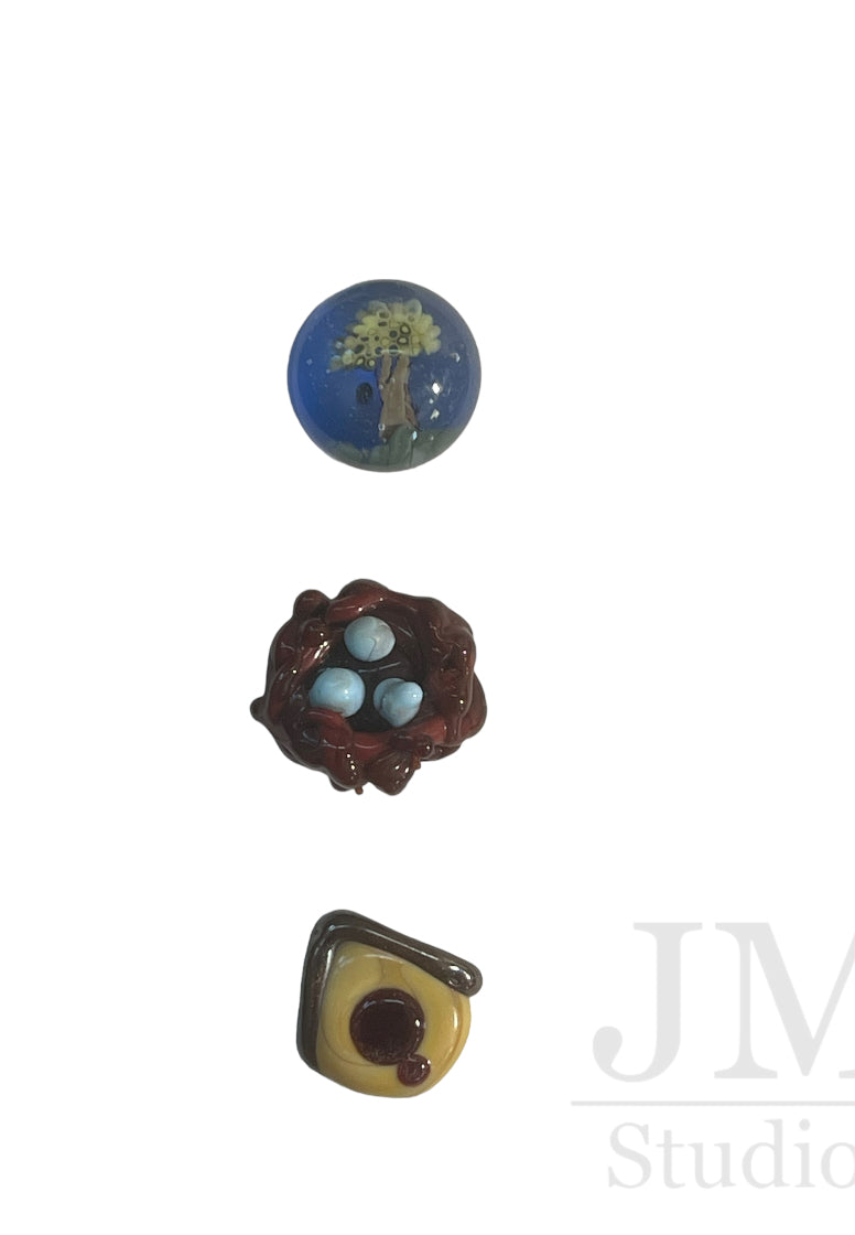 Bitty Bluebird Button Set