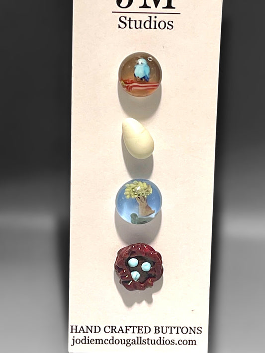 Blue Bird of Happiness Set 15mm