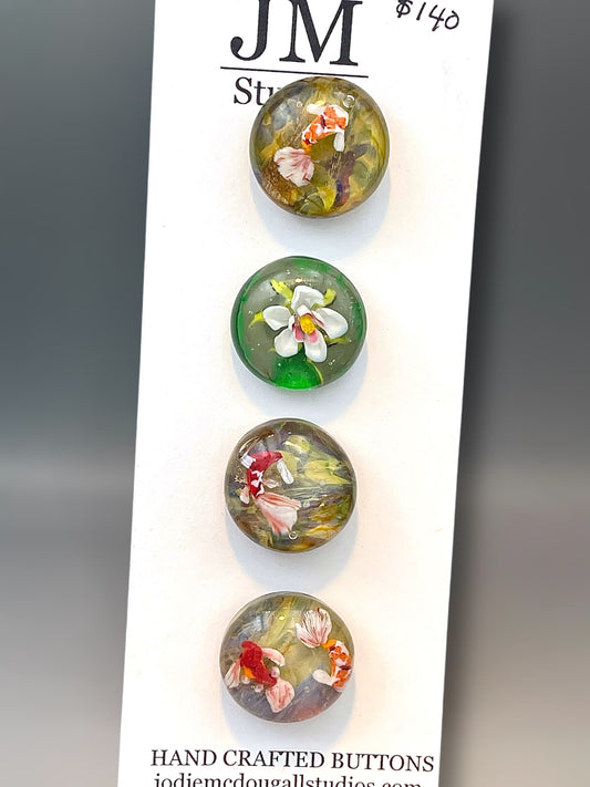 Koi Button Set 20mm