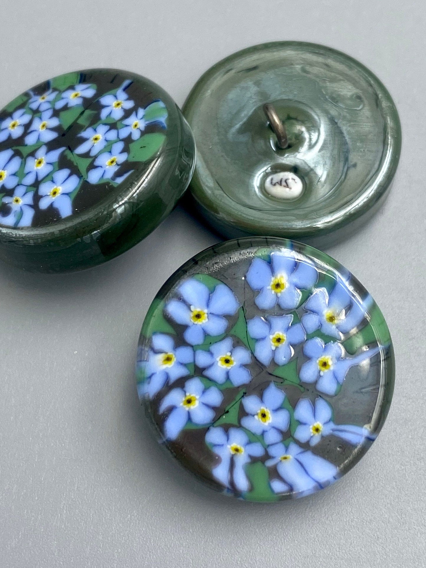 Forget Me Not Button 1”