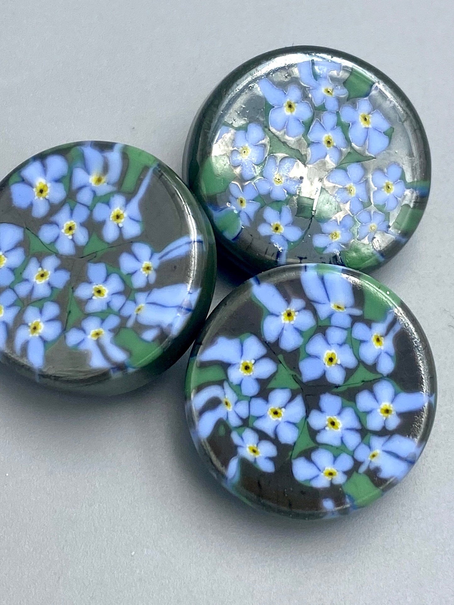 Forget Me Not Button 1”