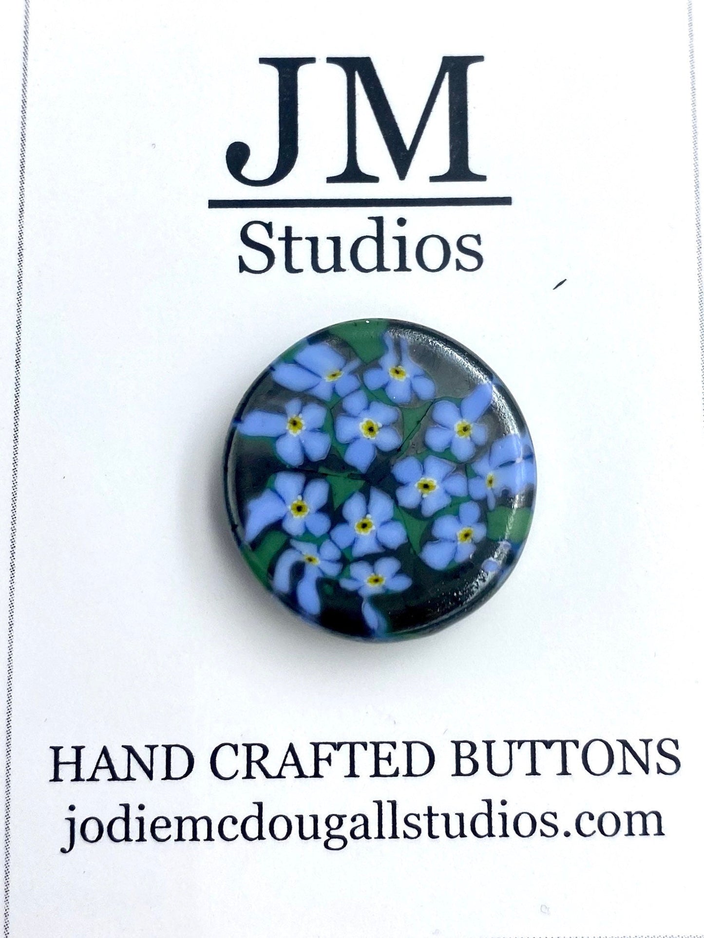 Forget Me Not Button 1”
