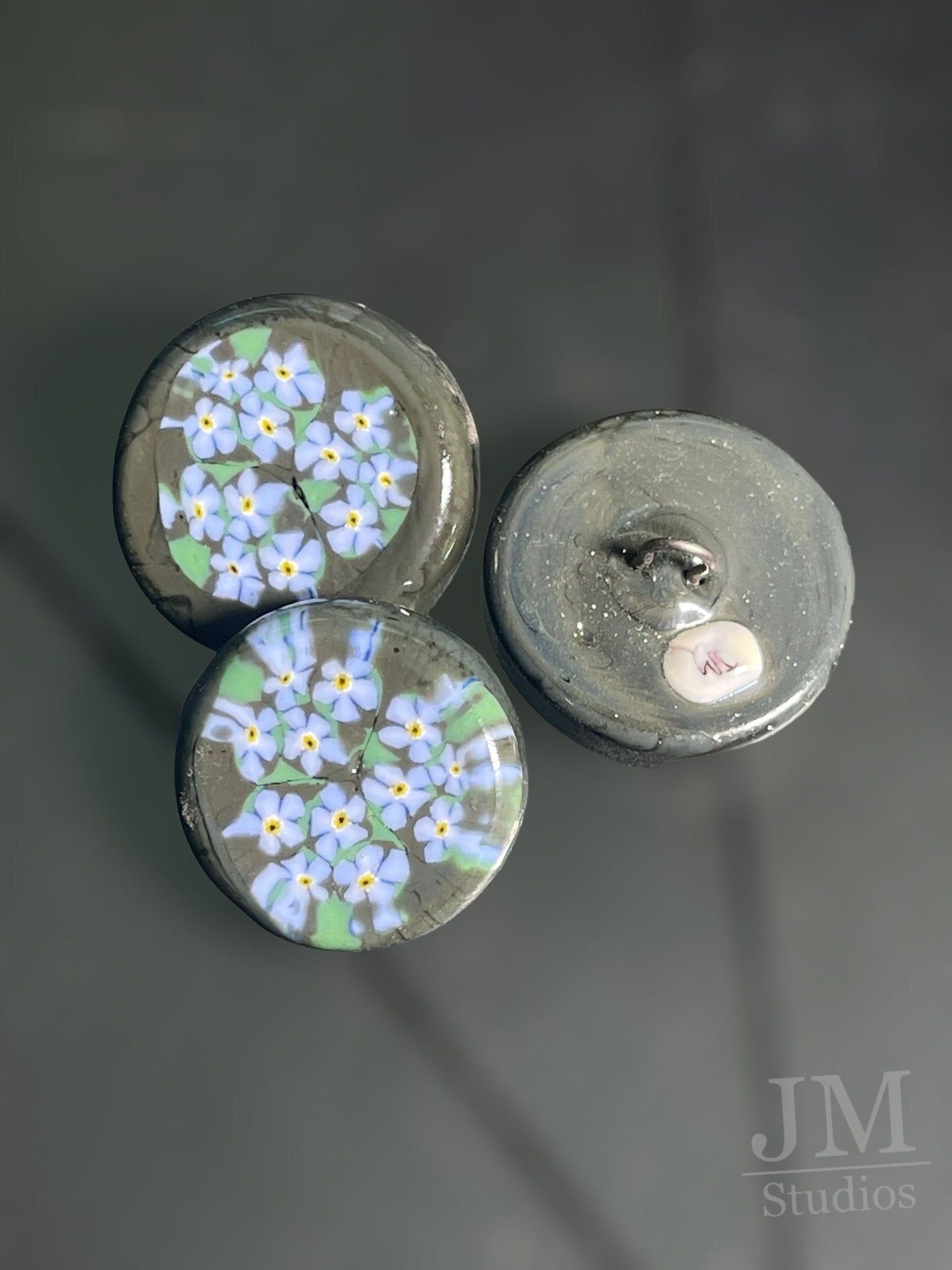 Forget Me Not Button 1”