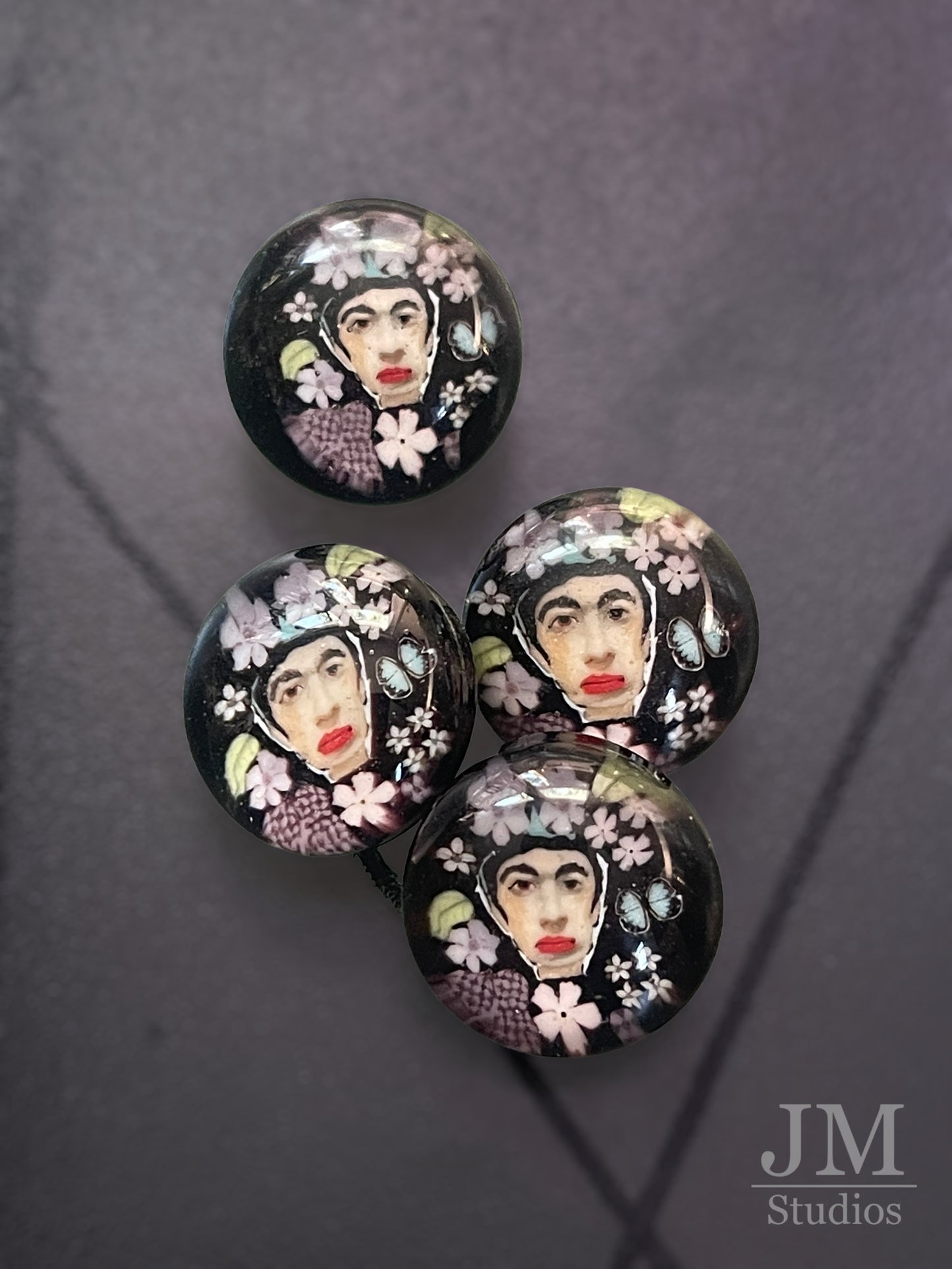 Frida Kahlo Button 16mm