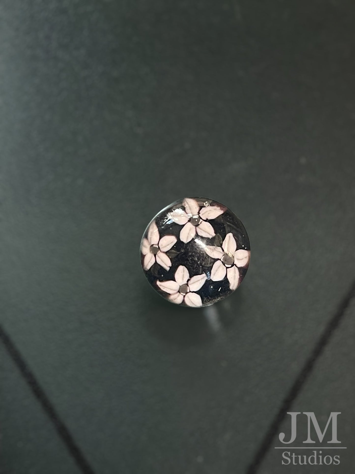 White Flower Checkerboard 14mm set