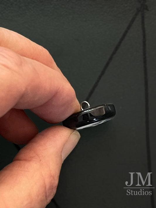 Blue Day of the Dead Button 22mm