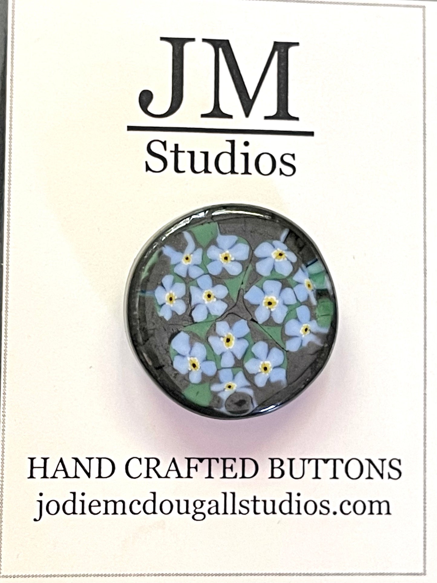 Forget Me Not Button 1”