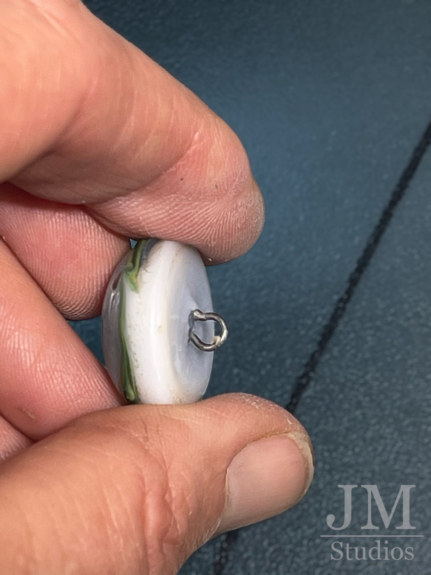 Blue Morpho Button 20mm