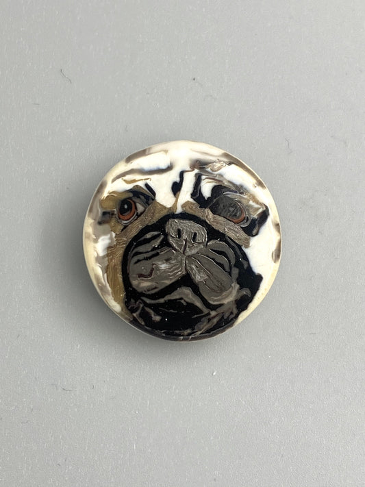 Pug Button 1”