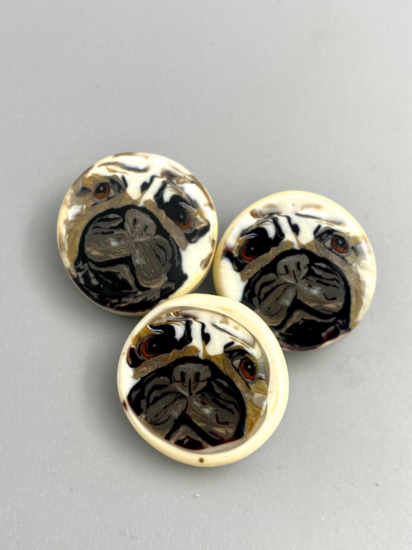 Pug Button 1”