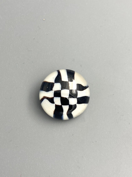 Checker Board Button 20mm