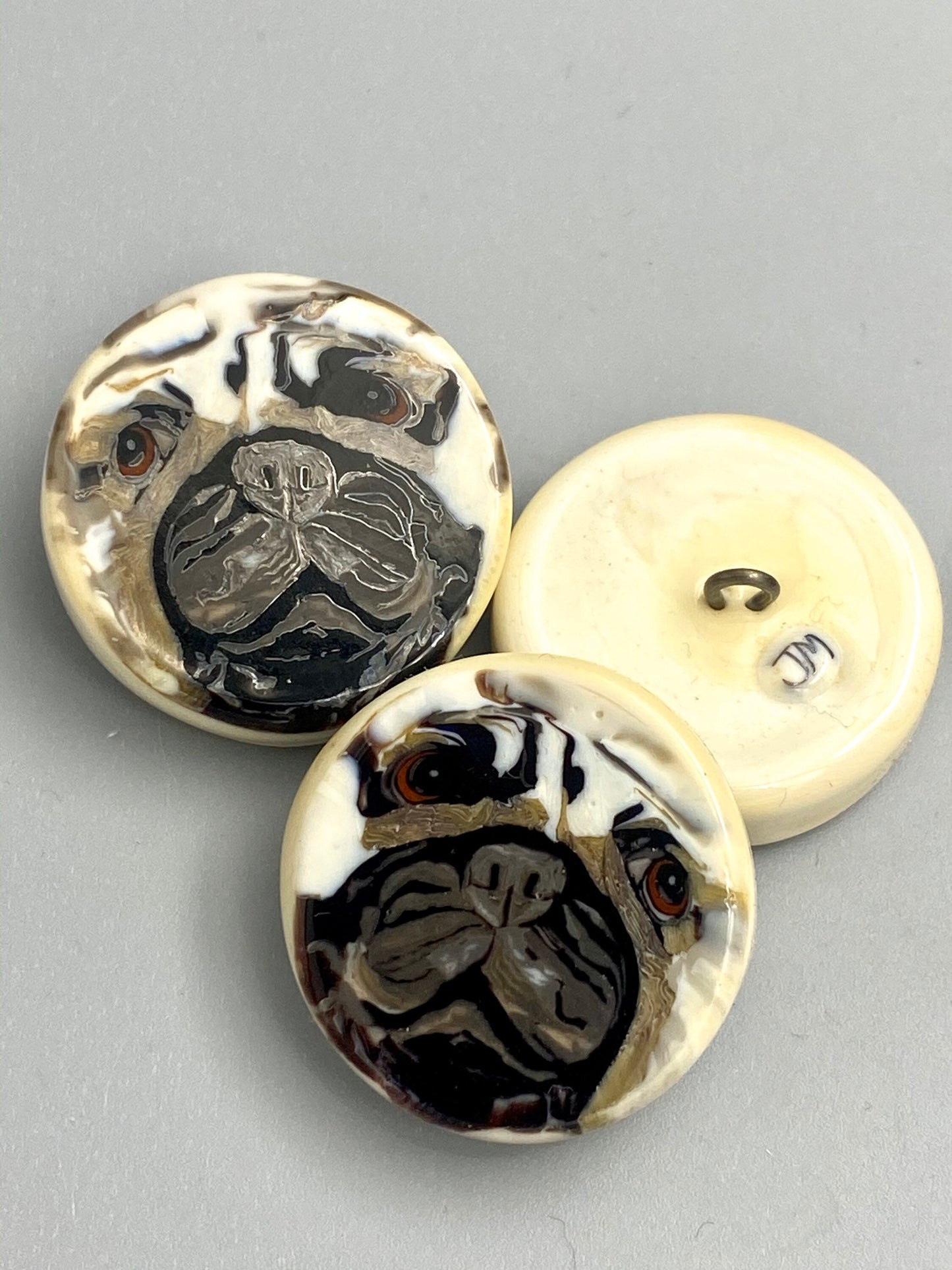 Pug Button 1”