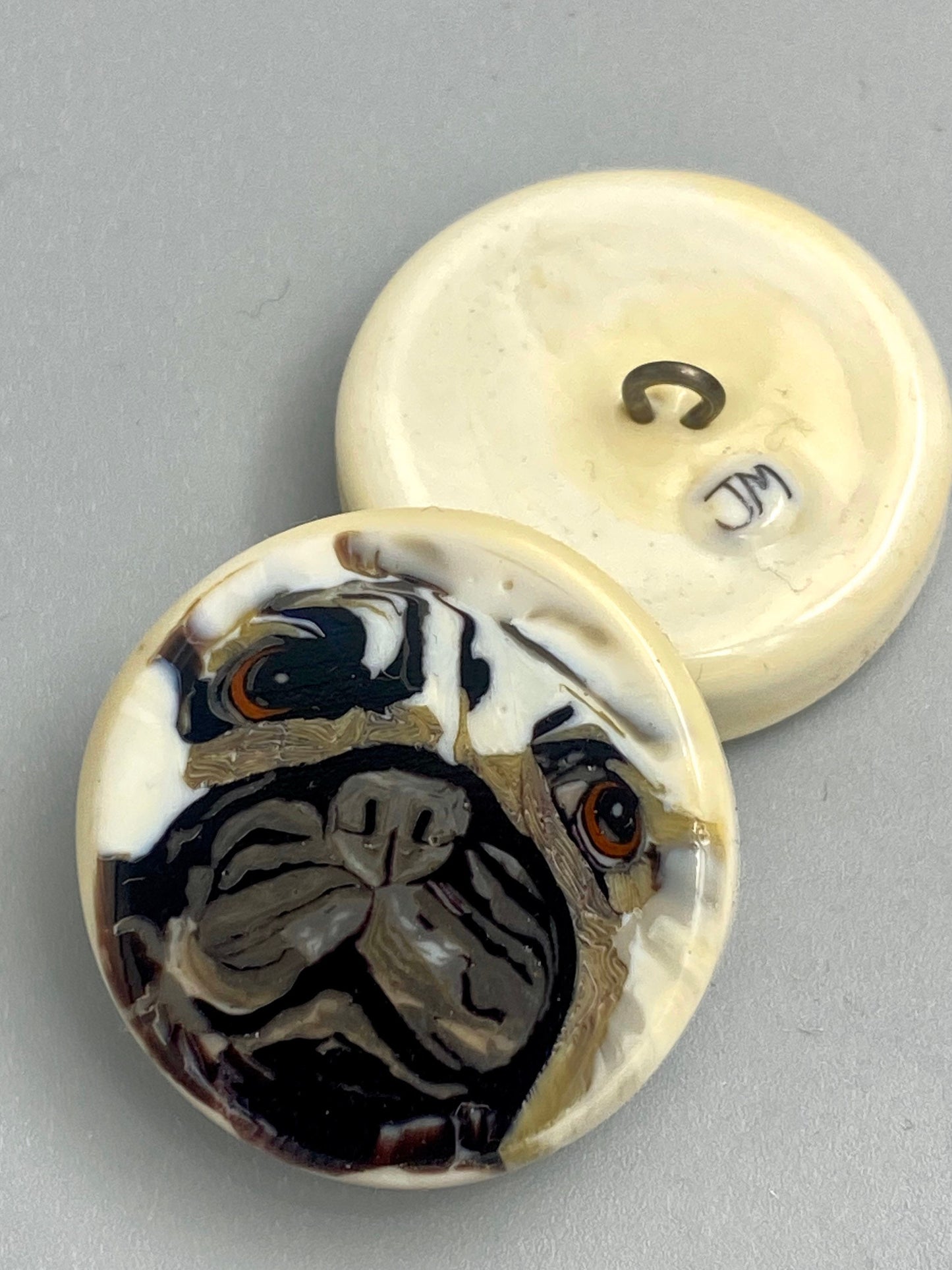 Pug Button 1”