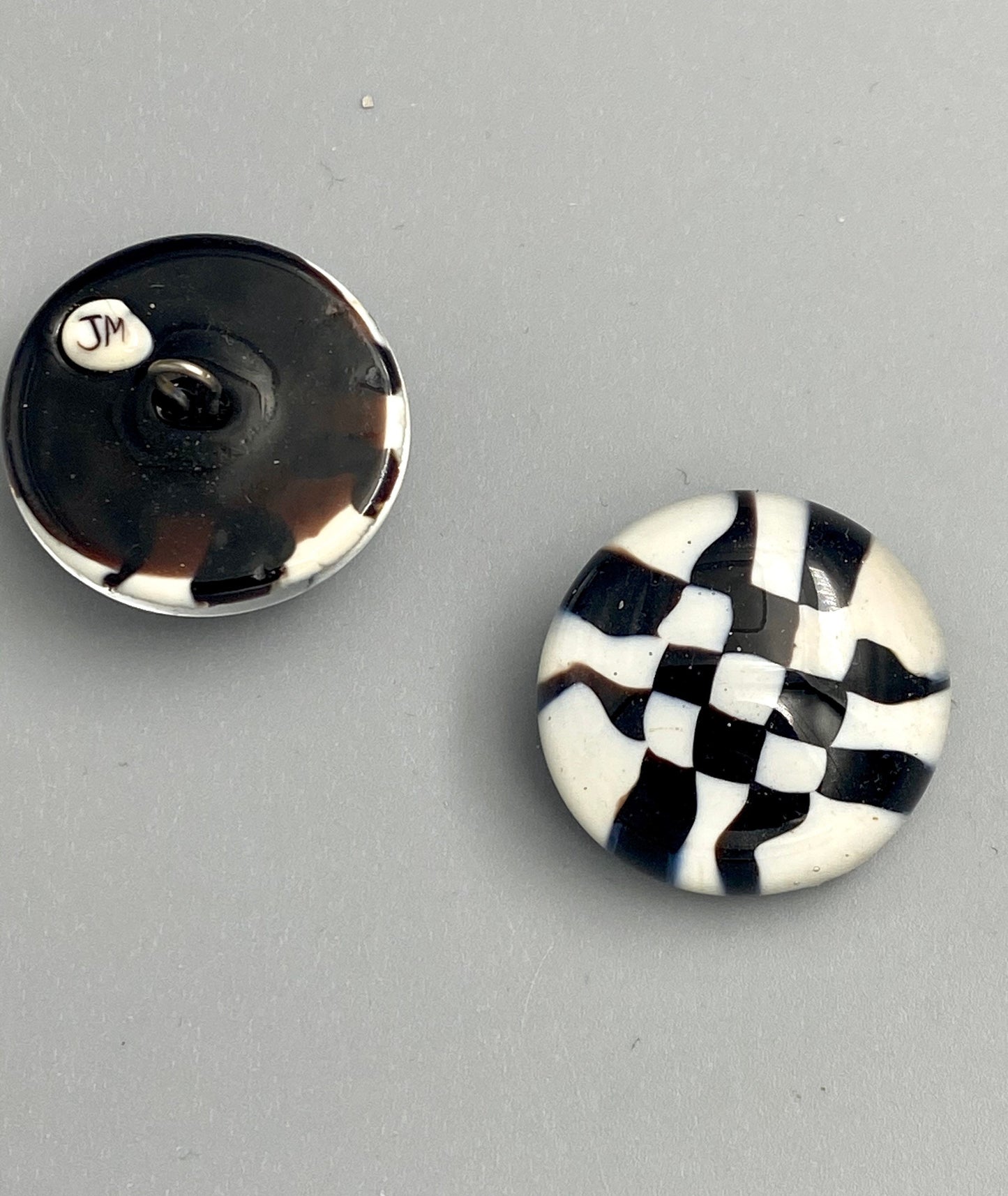 Checker Board Button 20mm