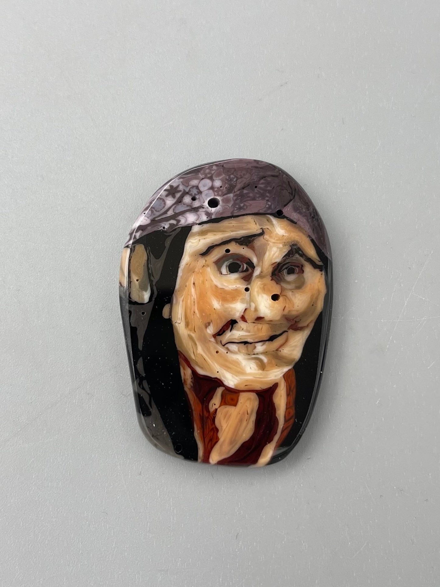 Fortune Teller head component 1.5” murrine collectors slice