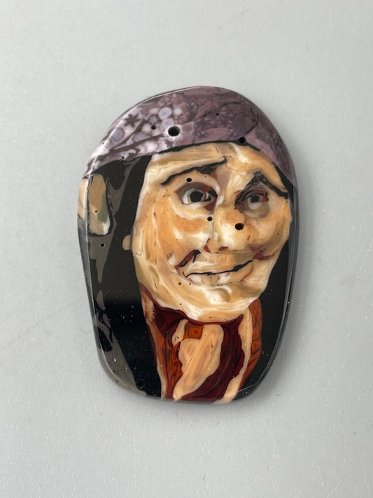 Fortune Teller head component 1.5” murrine collectors slice