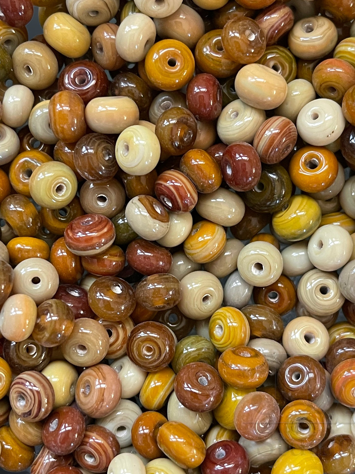 Itty Bitty Honey Amber Beads