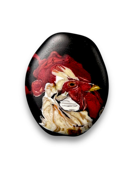 Rooster Bead #1