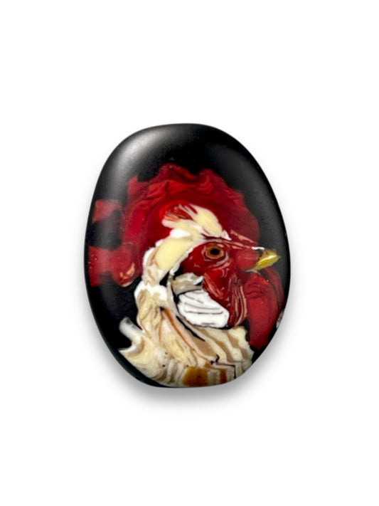 Rooster Bead #3