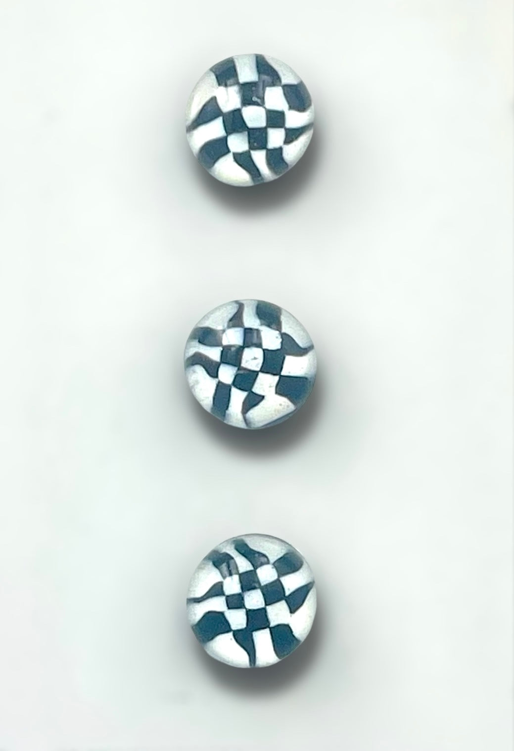 Checkerboard 3 set buttons 15mm