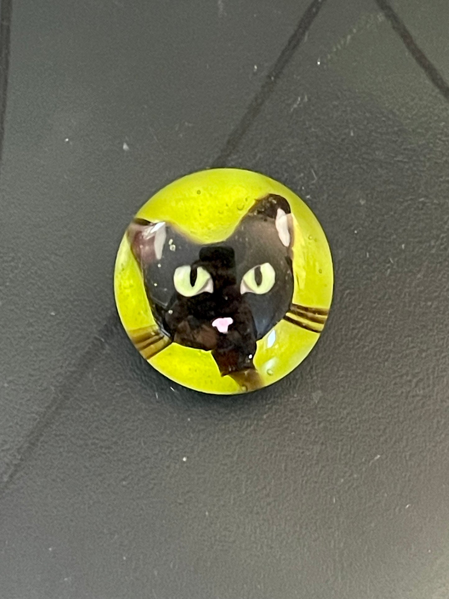 Black Cat Buttons 23mm