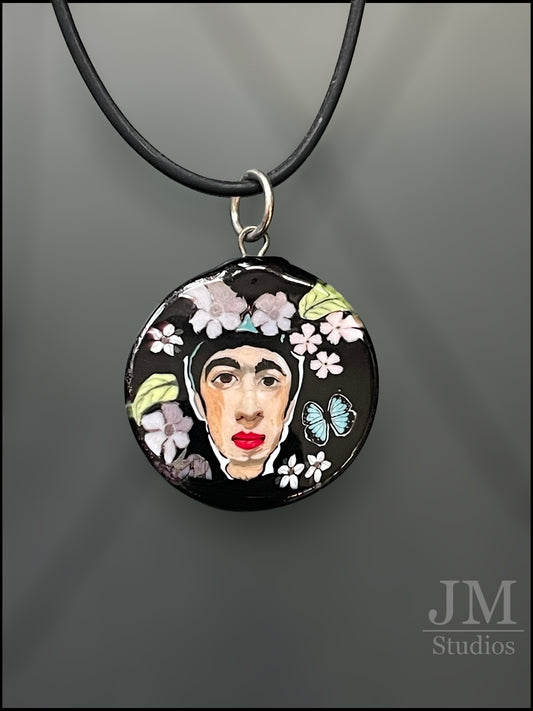 Frida Pendant 1.25”