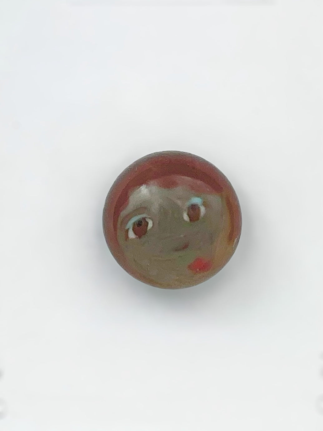 Flapper girl button 15mm