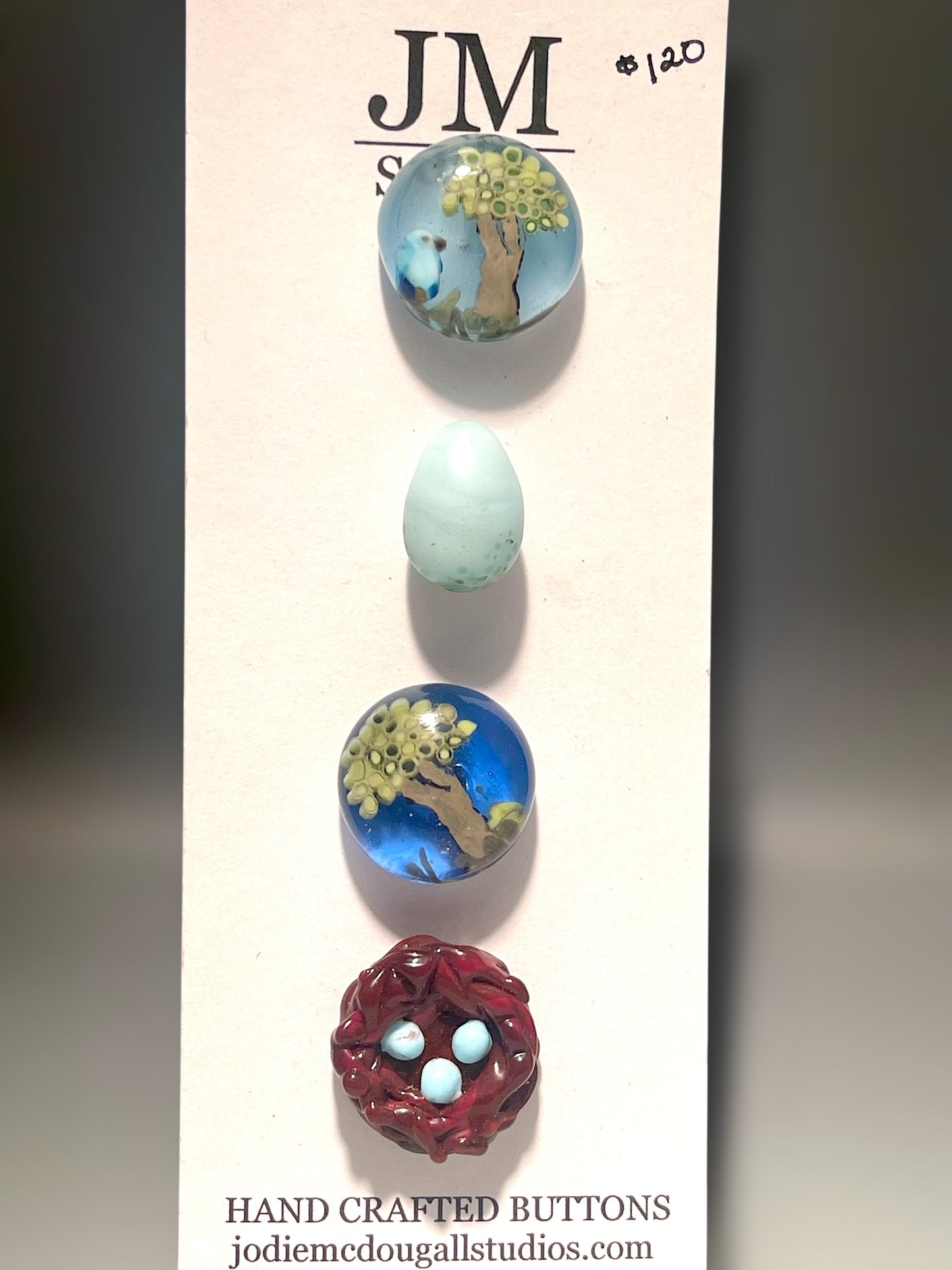 Blue Bird of Happiness Set 20mm