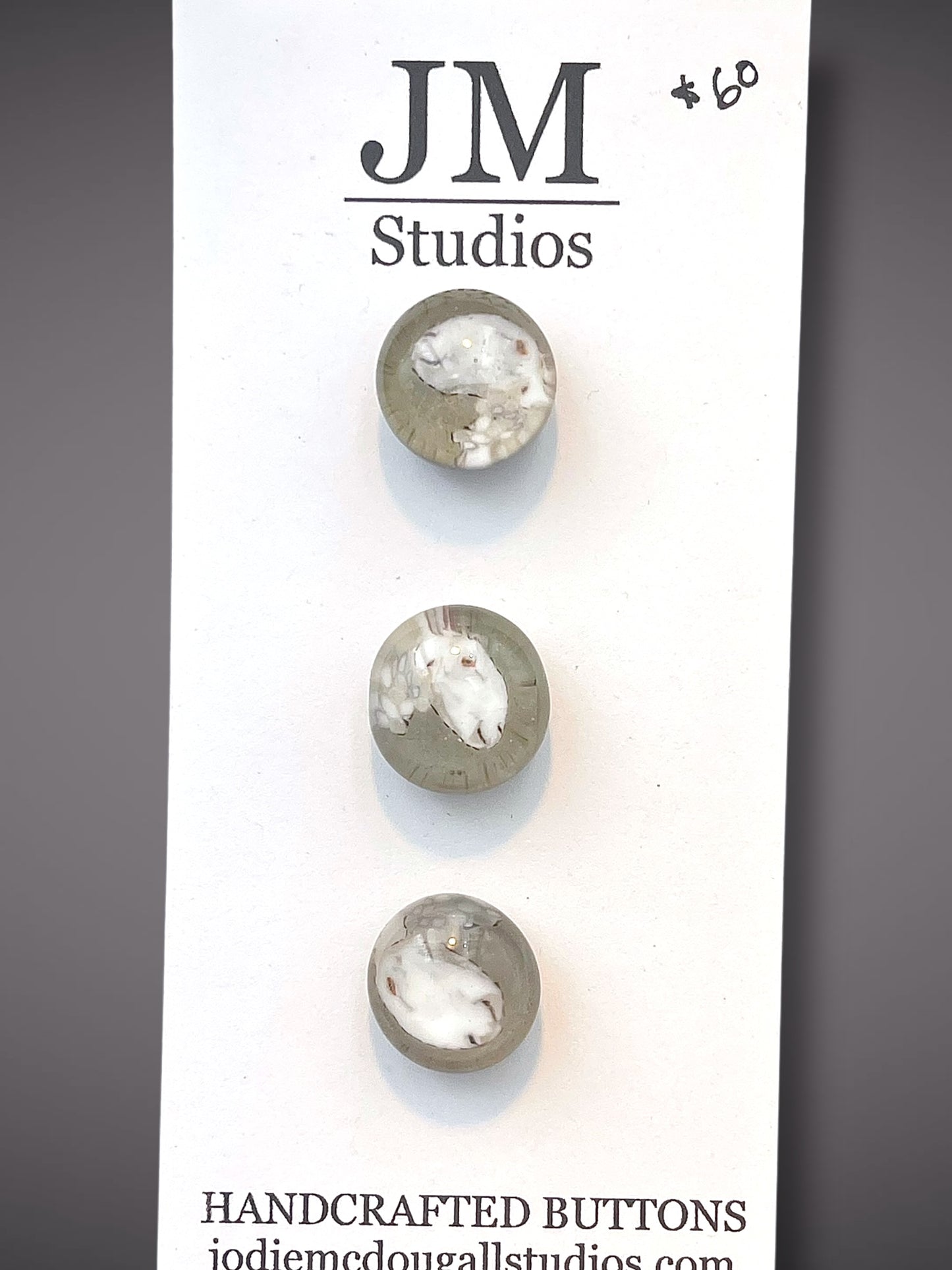 Sheep Cameo Buttons  15mm