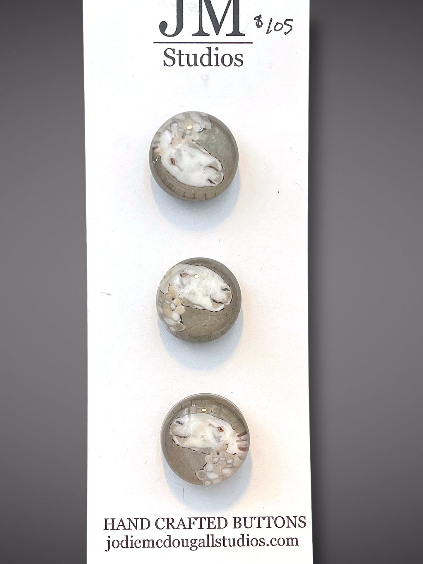 Sheep Cameo Buttons  20mm