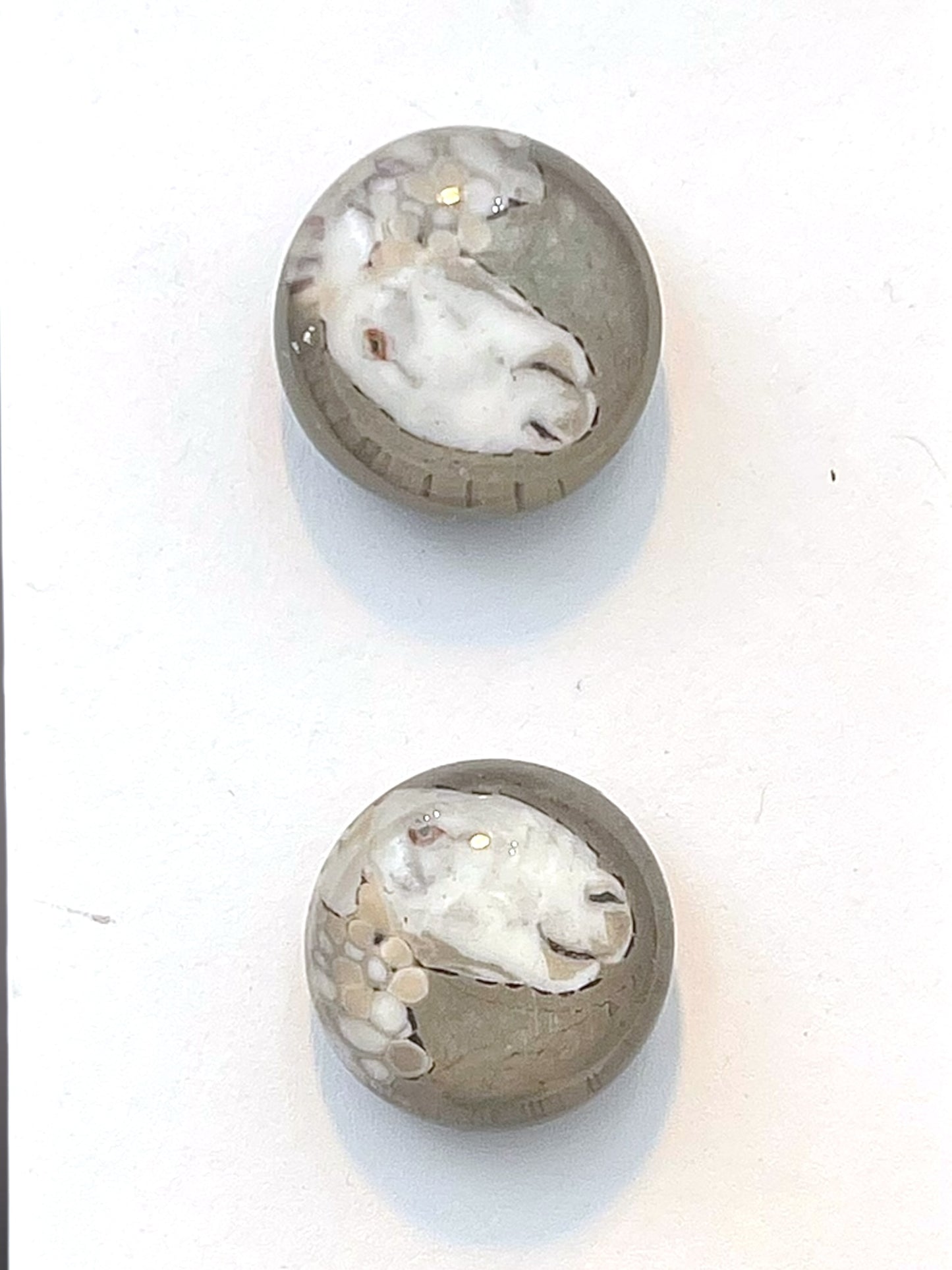 Sheep Cameo Buttons  20mm