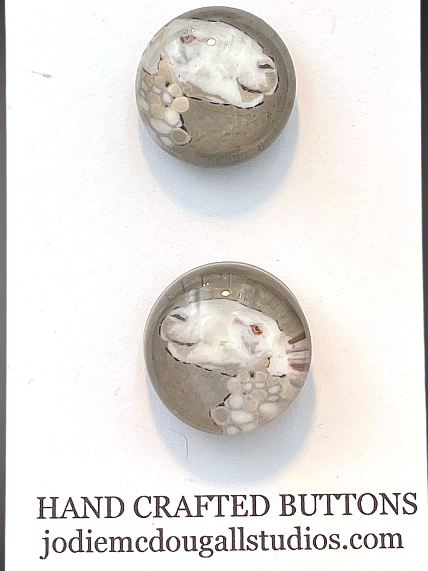 Sheep Cameo Buttons  20mm