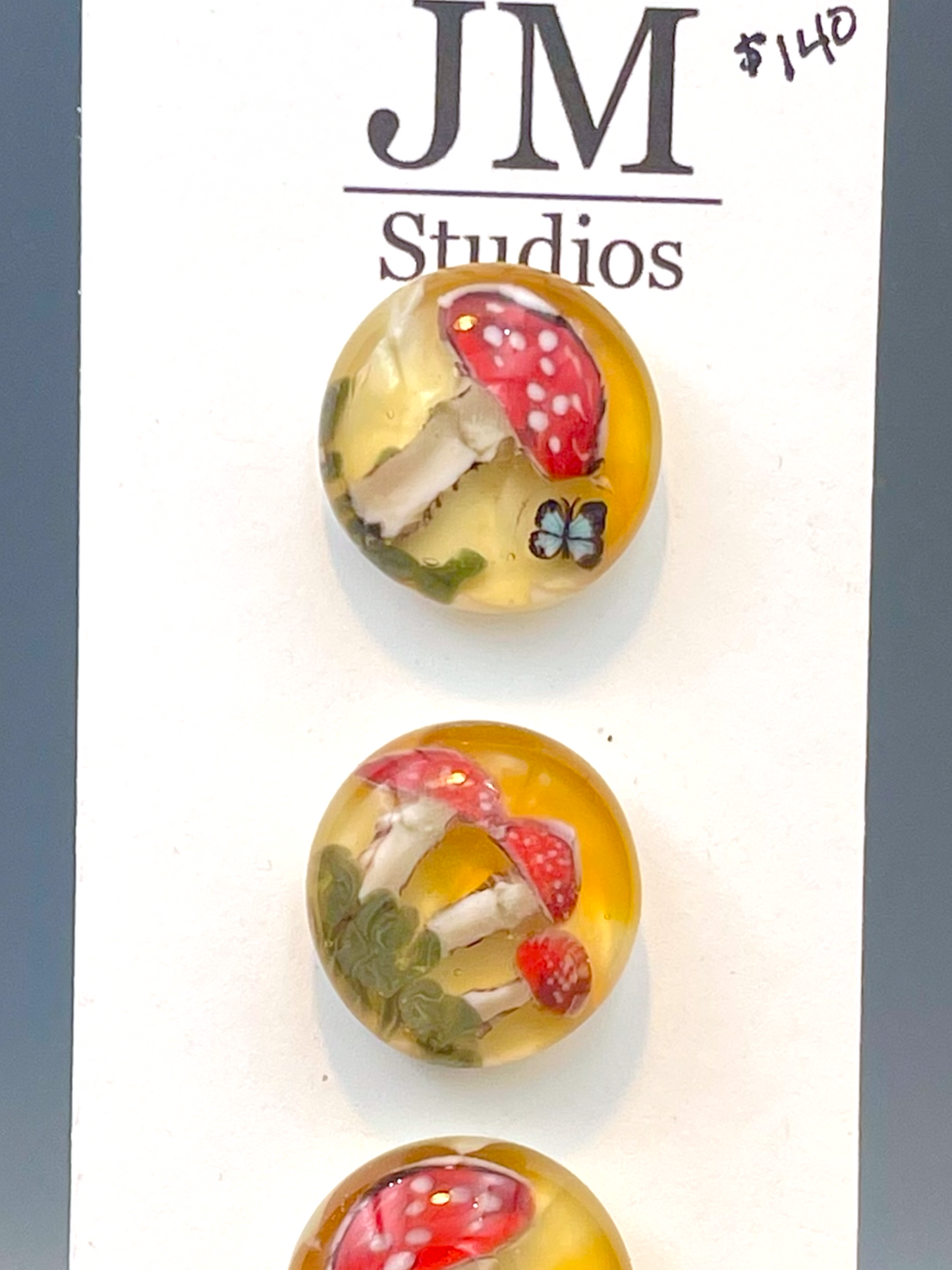Gnomes and Mushrooms Button Set 20mm