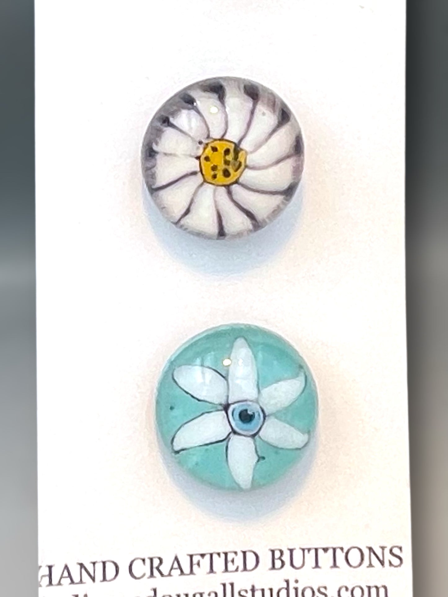 Fiesta Flowers Button Set 20mm