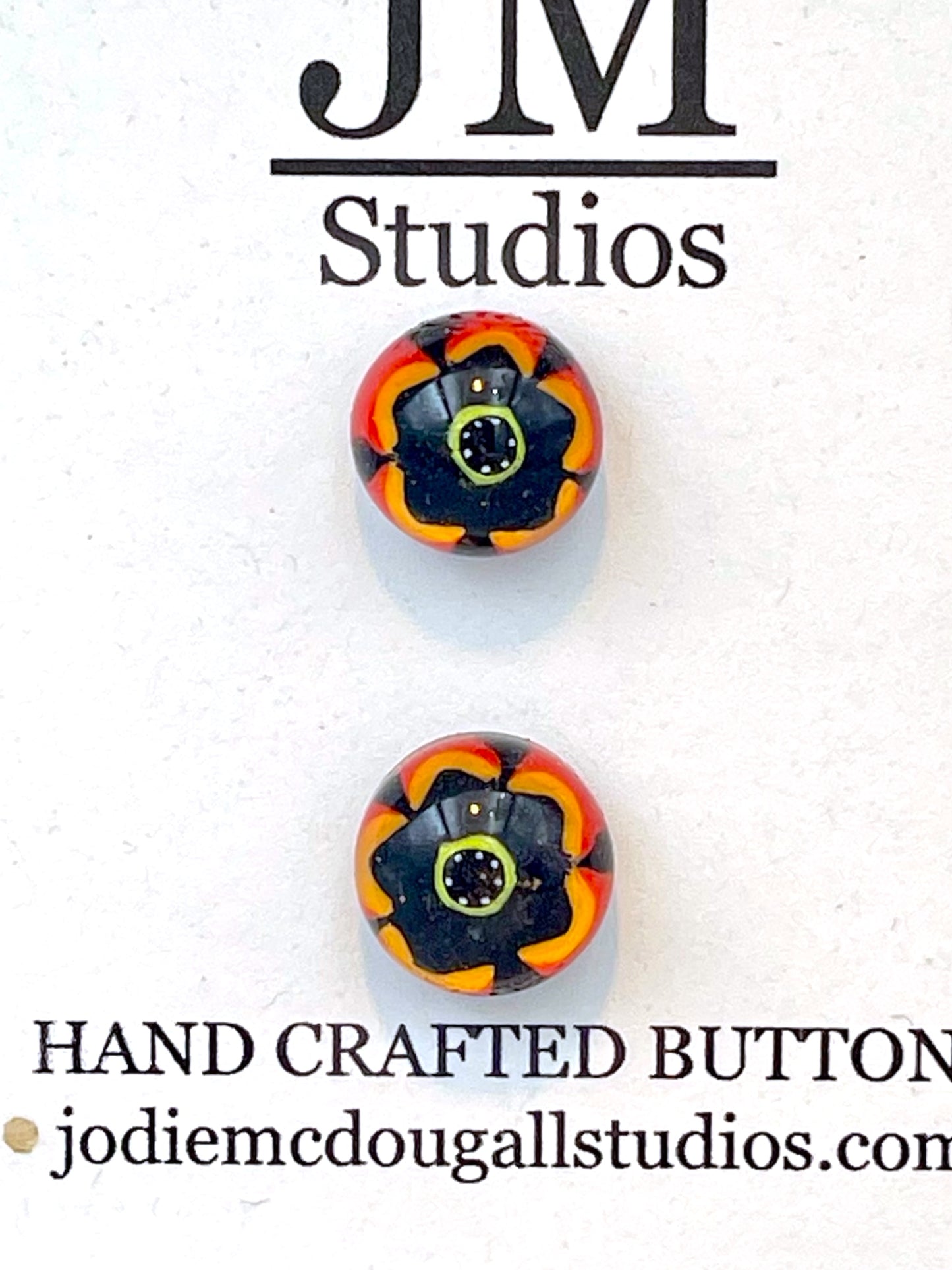Fiesta Flowers Button Set 11mm