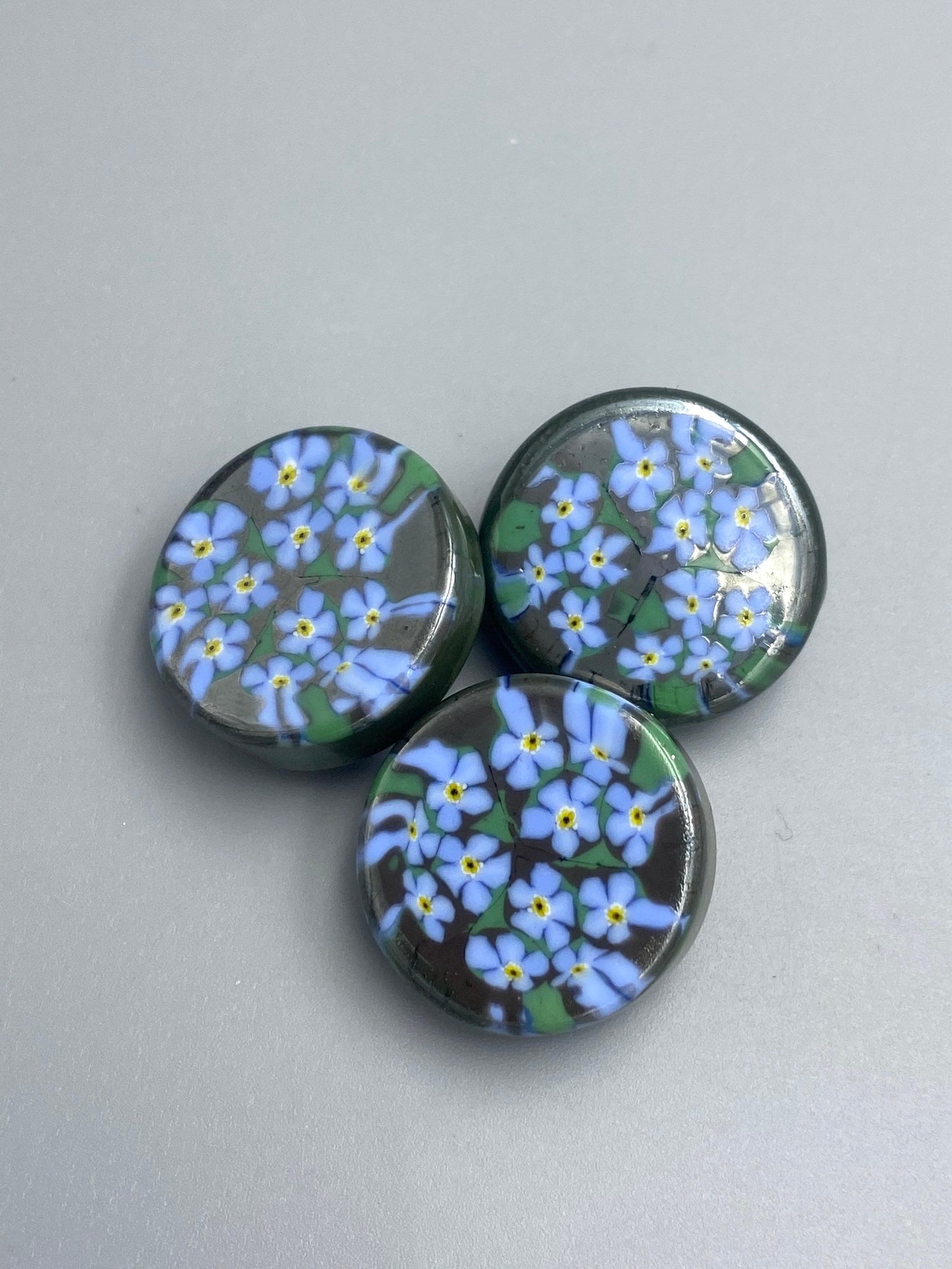 Forget Me Not Button 1”
