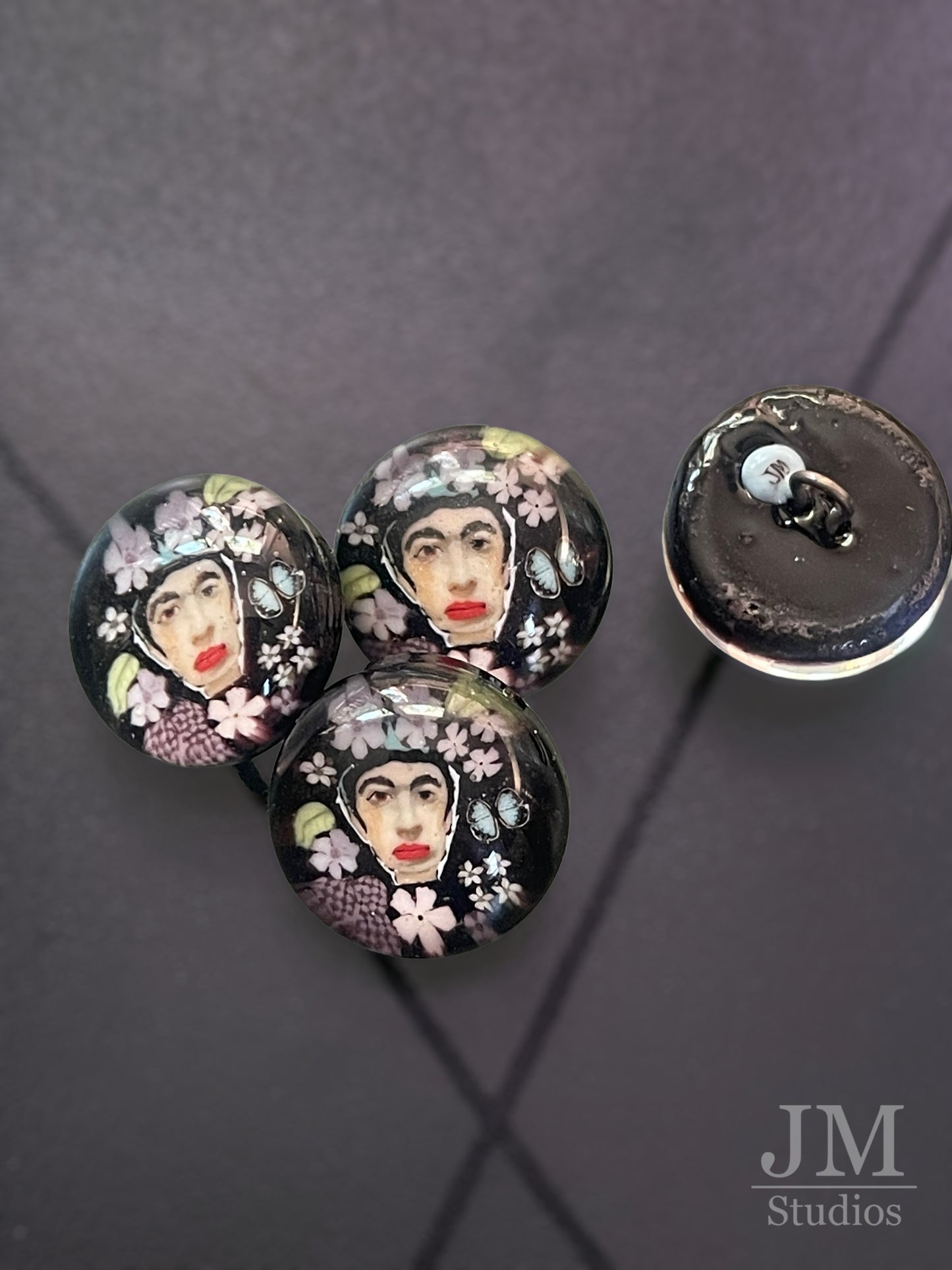 Frida Kahlo Button 16mm