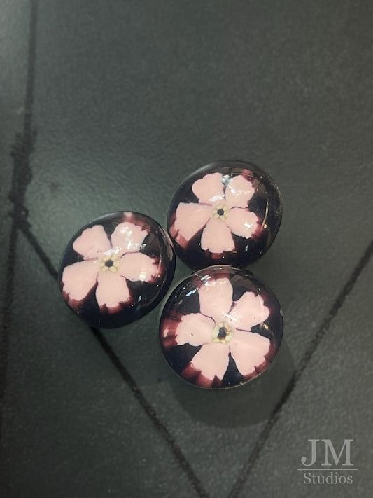 Pink Flower 12mm