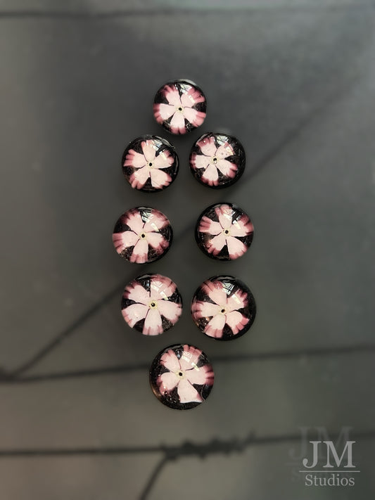 Pink Flower 15mm