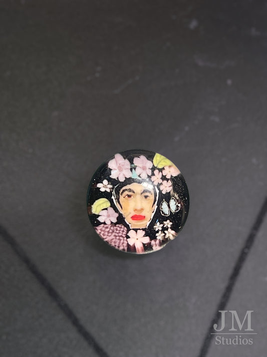 Frida Kahlo Button 16mm