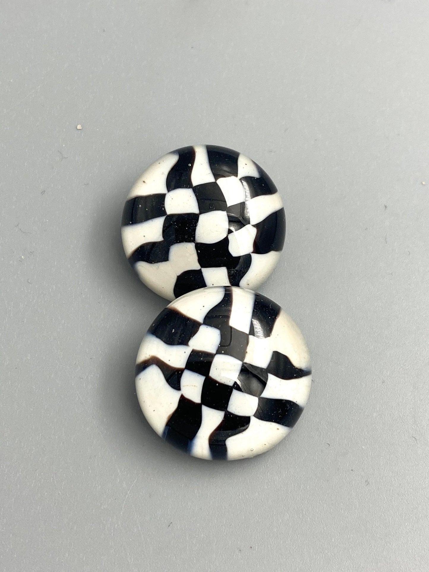Checker Board Button 20mm
