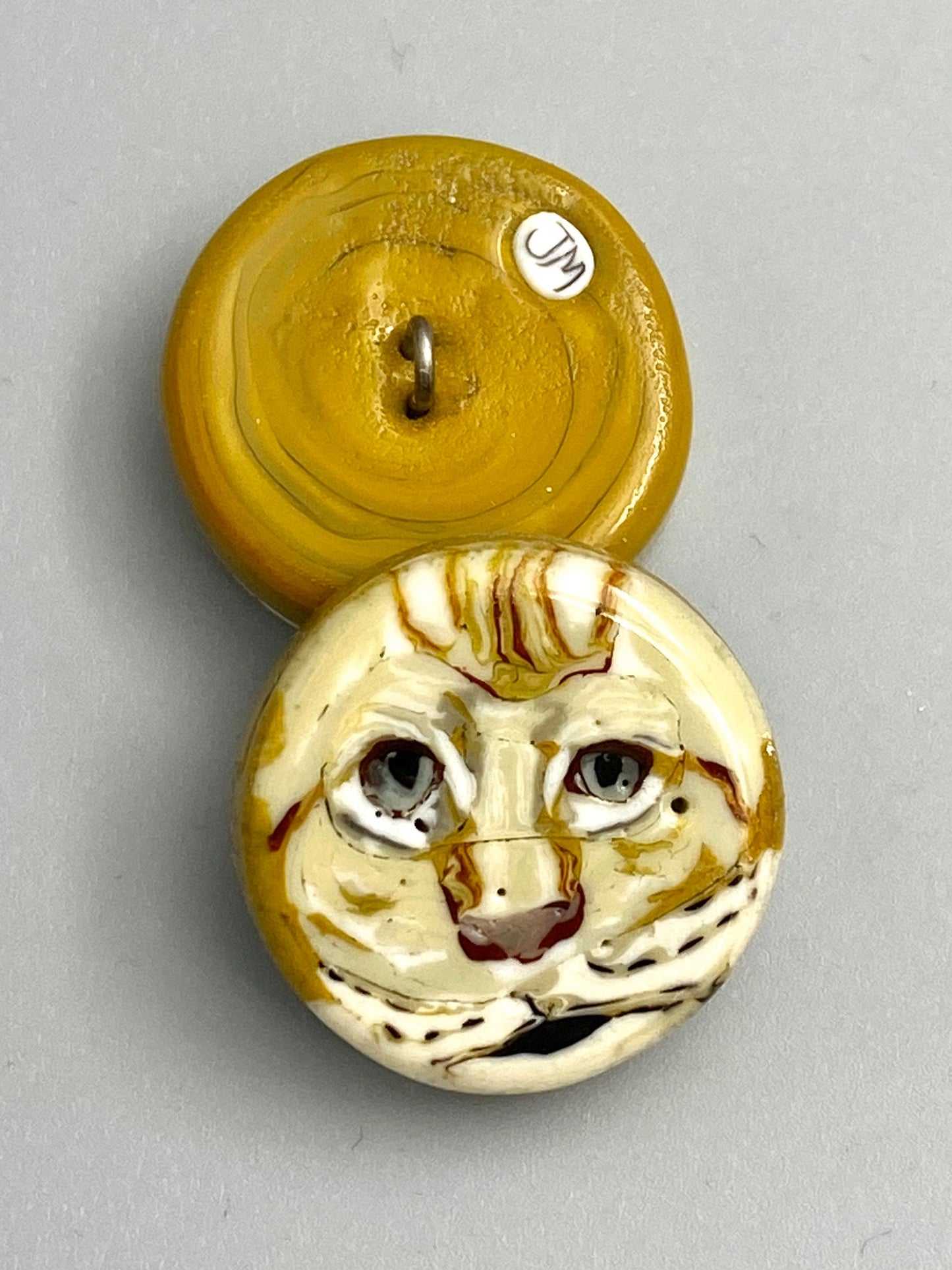 Calico Cat  Button "1