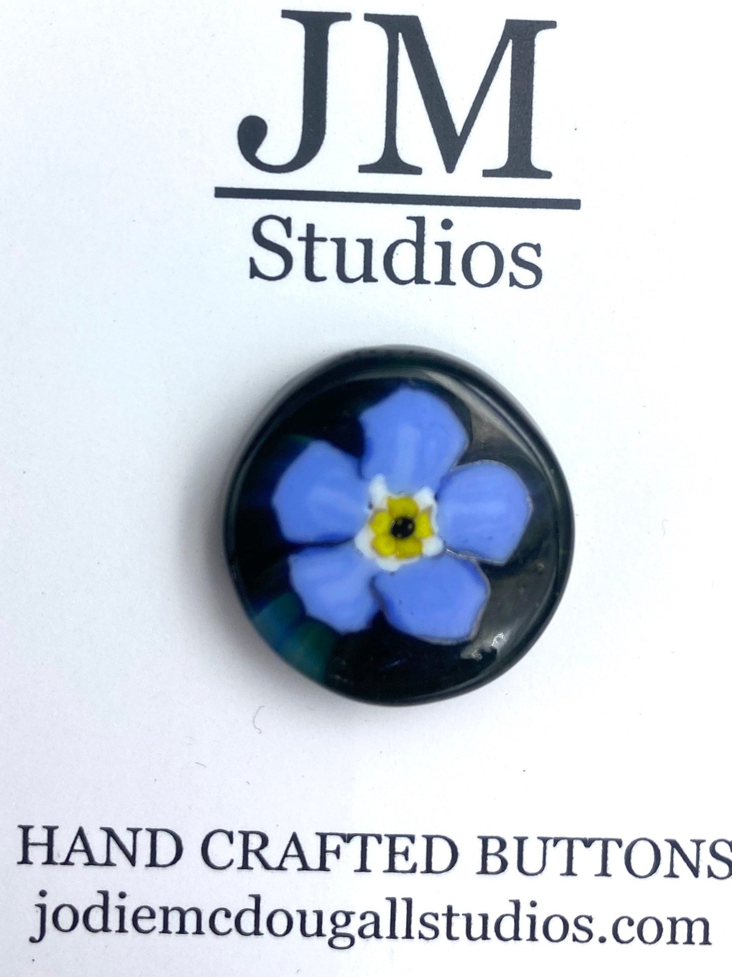 Forget Me Not Button 20mm