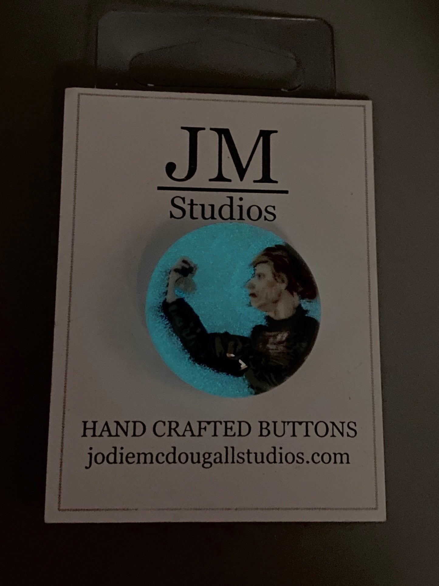 Madame Curie Button  1”