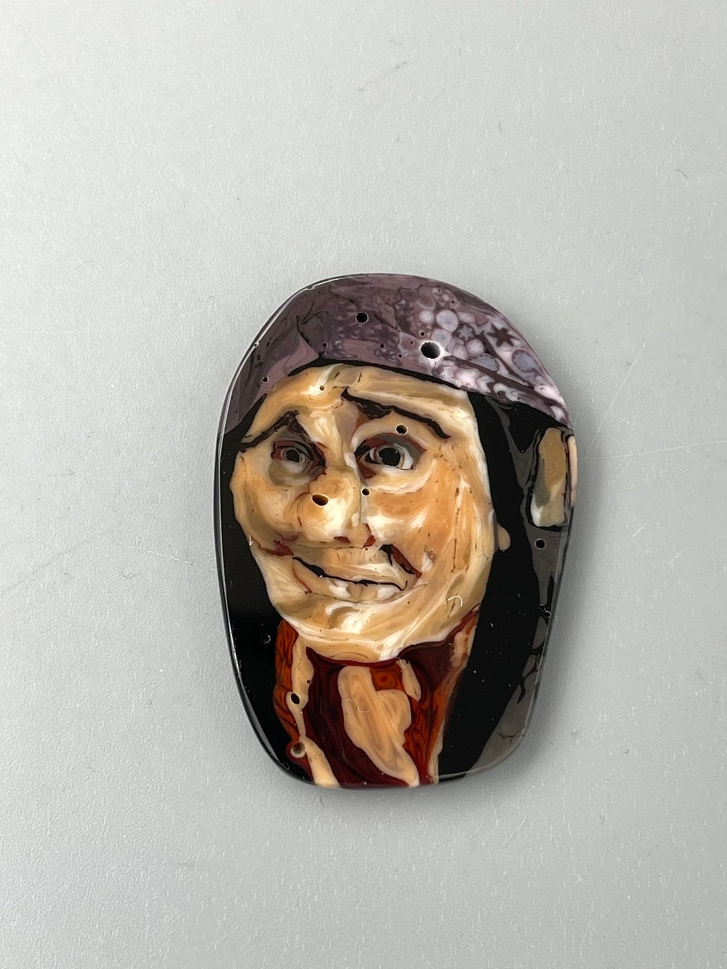 Fortune Teller head component 1.5” murrine collectors slice