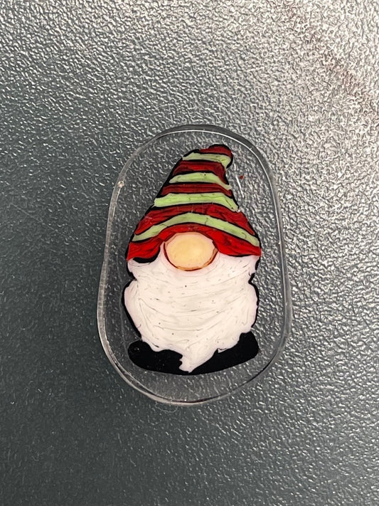 Large Red and Green Gnome murrine collectors slice
