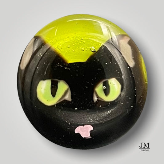 Black Cat Buttons "1