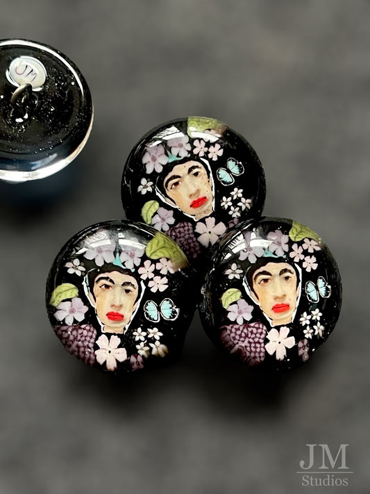 Frida Kahlo Button 20mm
